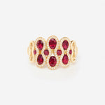 Rubis | Or jaune 750 ‰