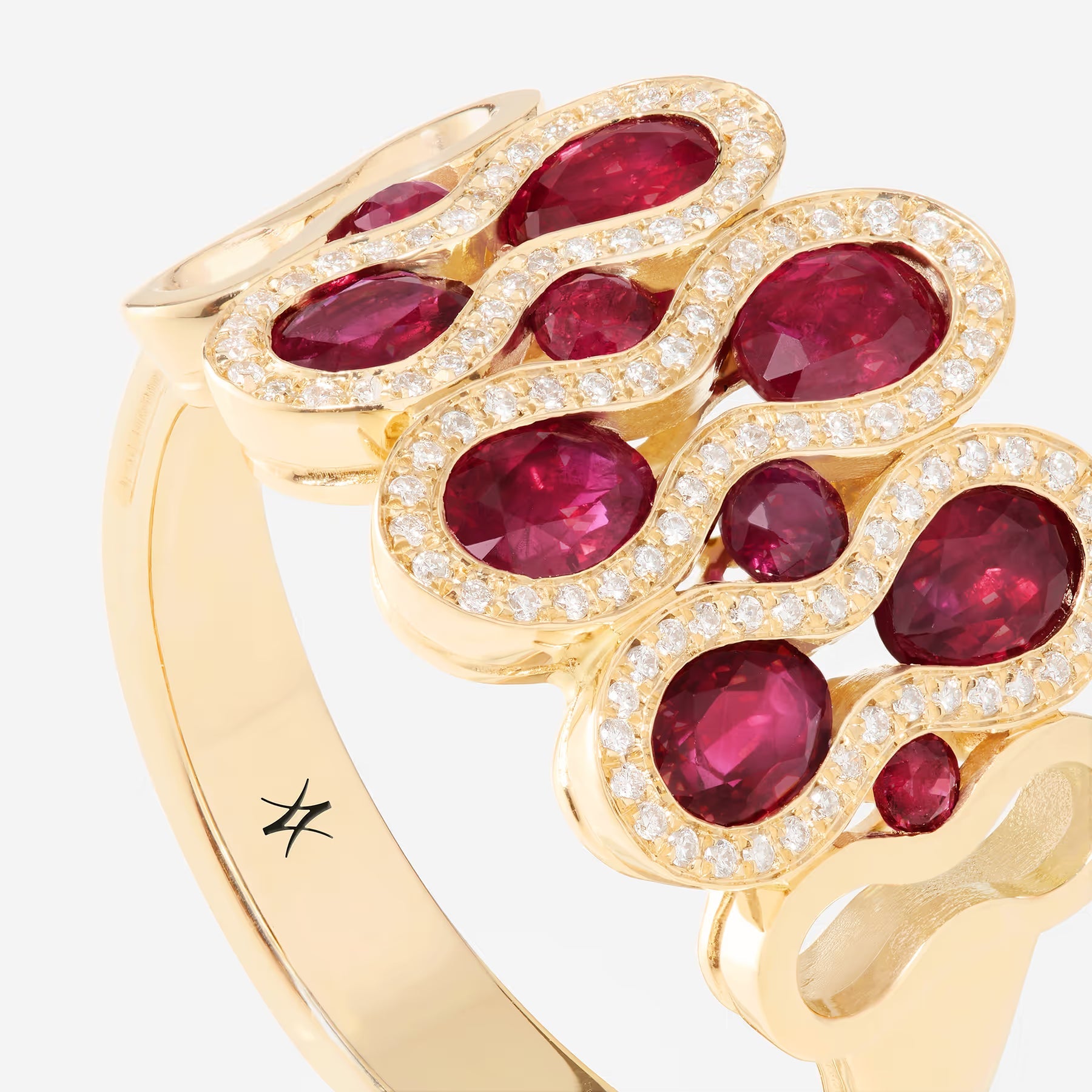 Rubis | Or jaune 750 ‰