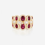 Rubis et Diamants | Or jaune 750 ‰