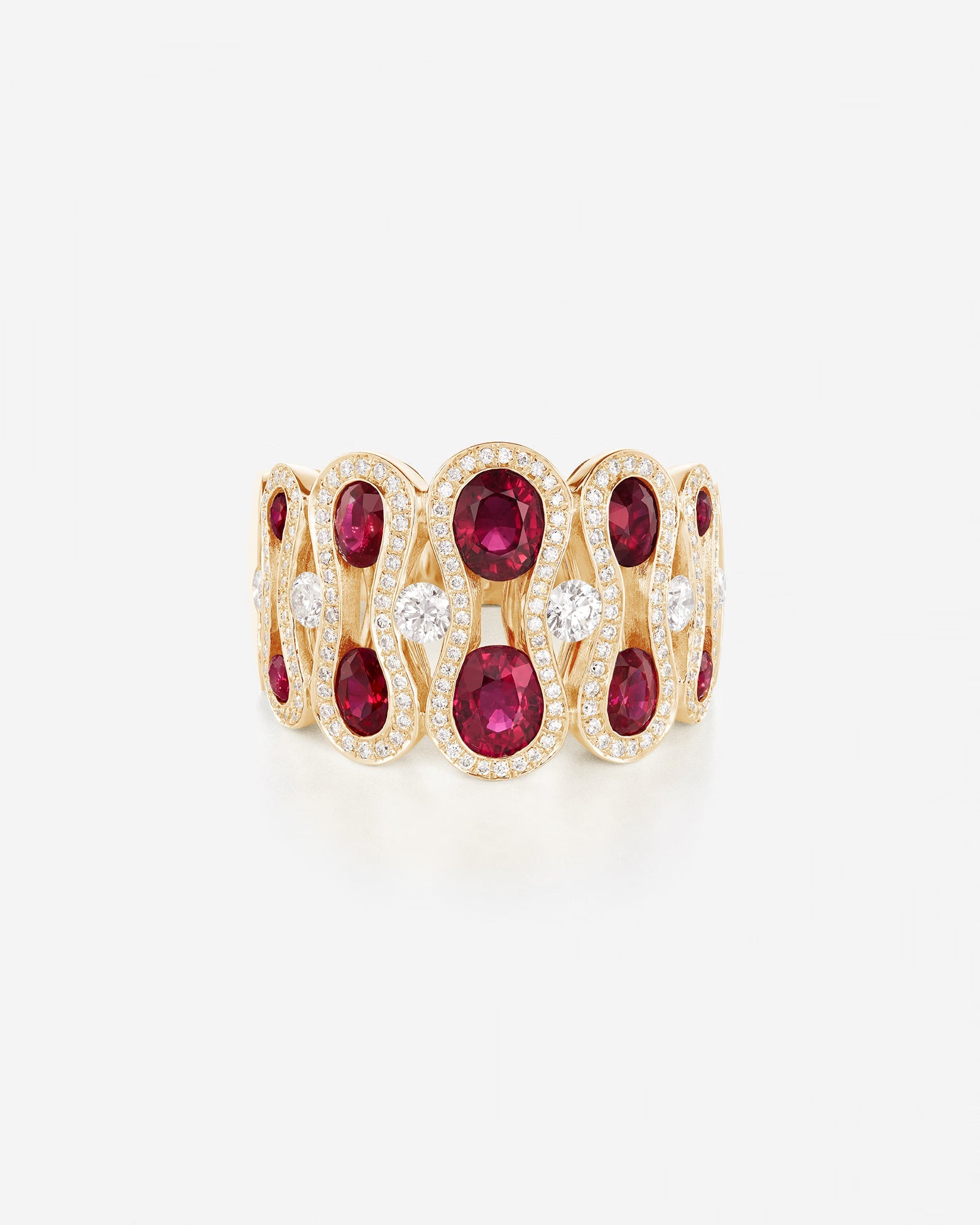 Rubis et Diamants | Or jaune 750 ‰