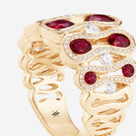Rubis et Diamants | Or jaune 750 ‰