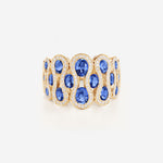 Saphir bleu | Or jaune 750 ‰