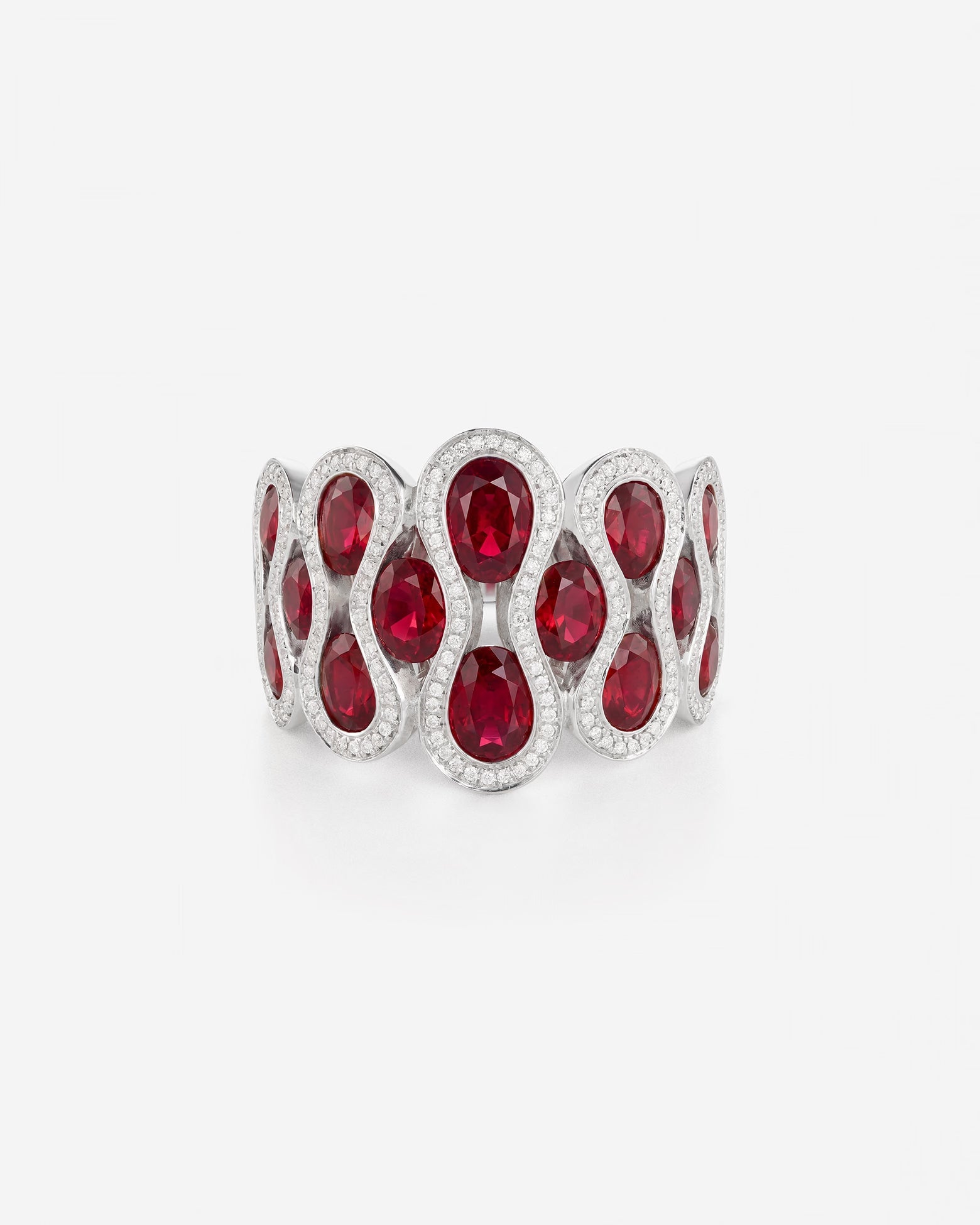 Rubis | Or blanc 750 ‰
