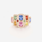 Saphirs Multicolors | Or rose 750 ‰