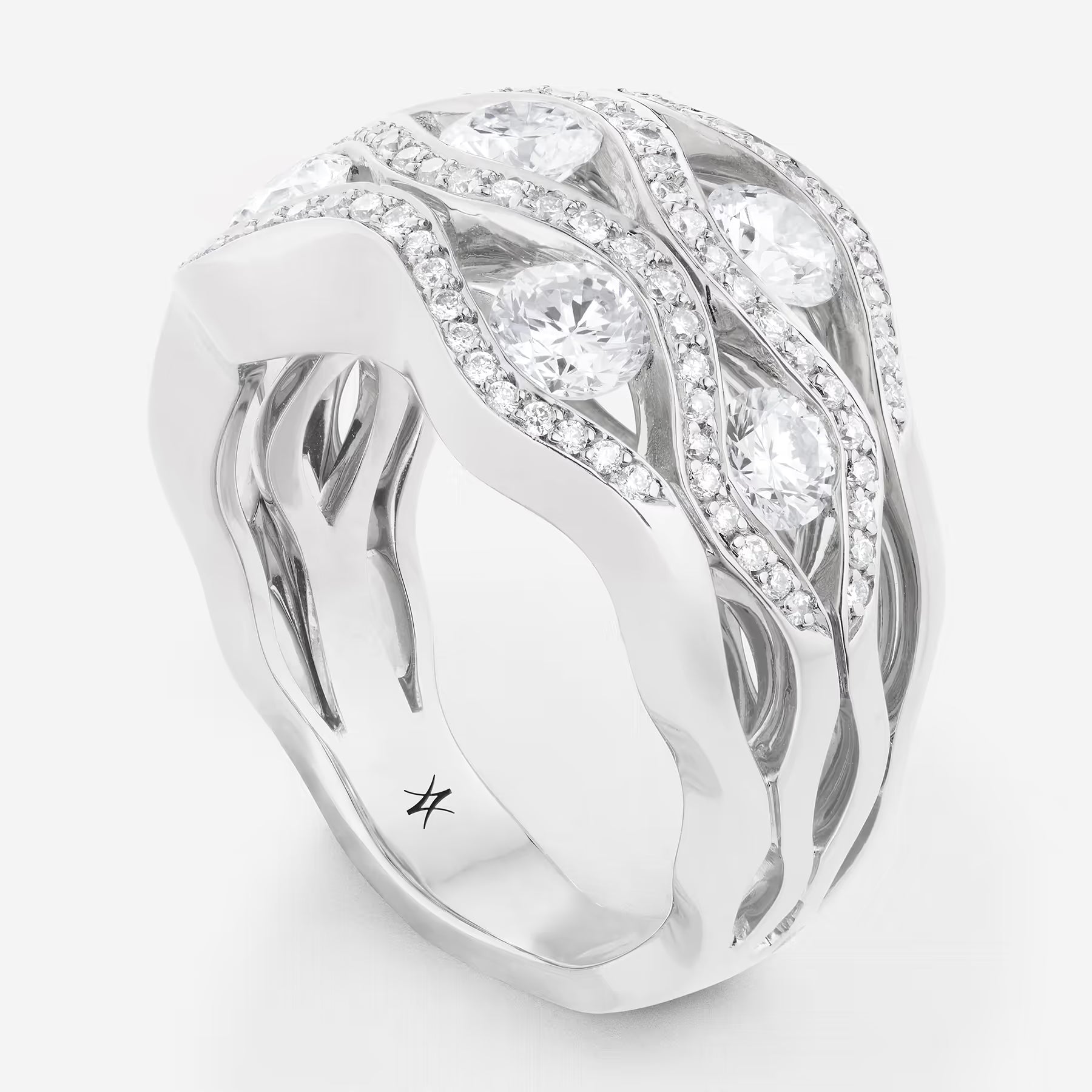Diamant | Or blanc 750 ‰