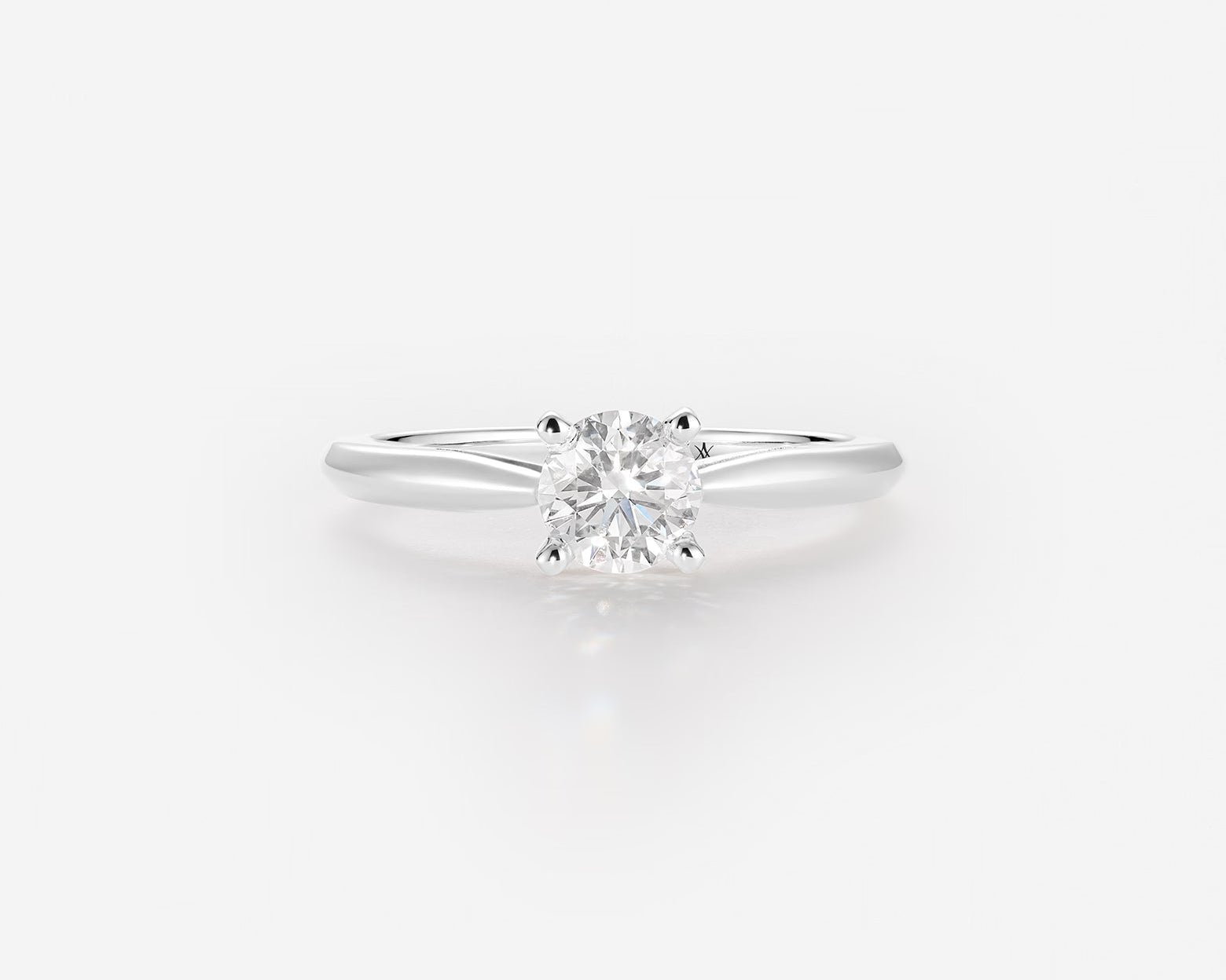 Diamant 0,30ct | Or blanc 750 ‰