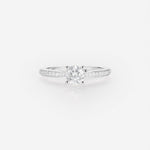 Diamant 0,50ct | Or blanc 750 ‰