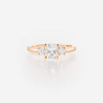 Diamant taille coussin 0,70ct | Or rose 750 ‰