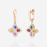 Saphirs Multicolors | Or rose 750 ‰