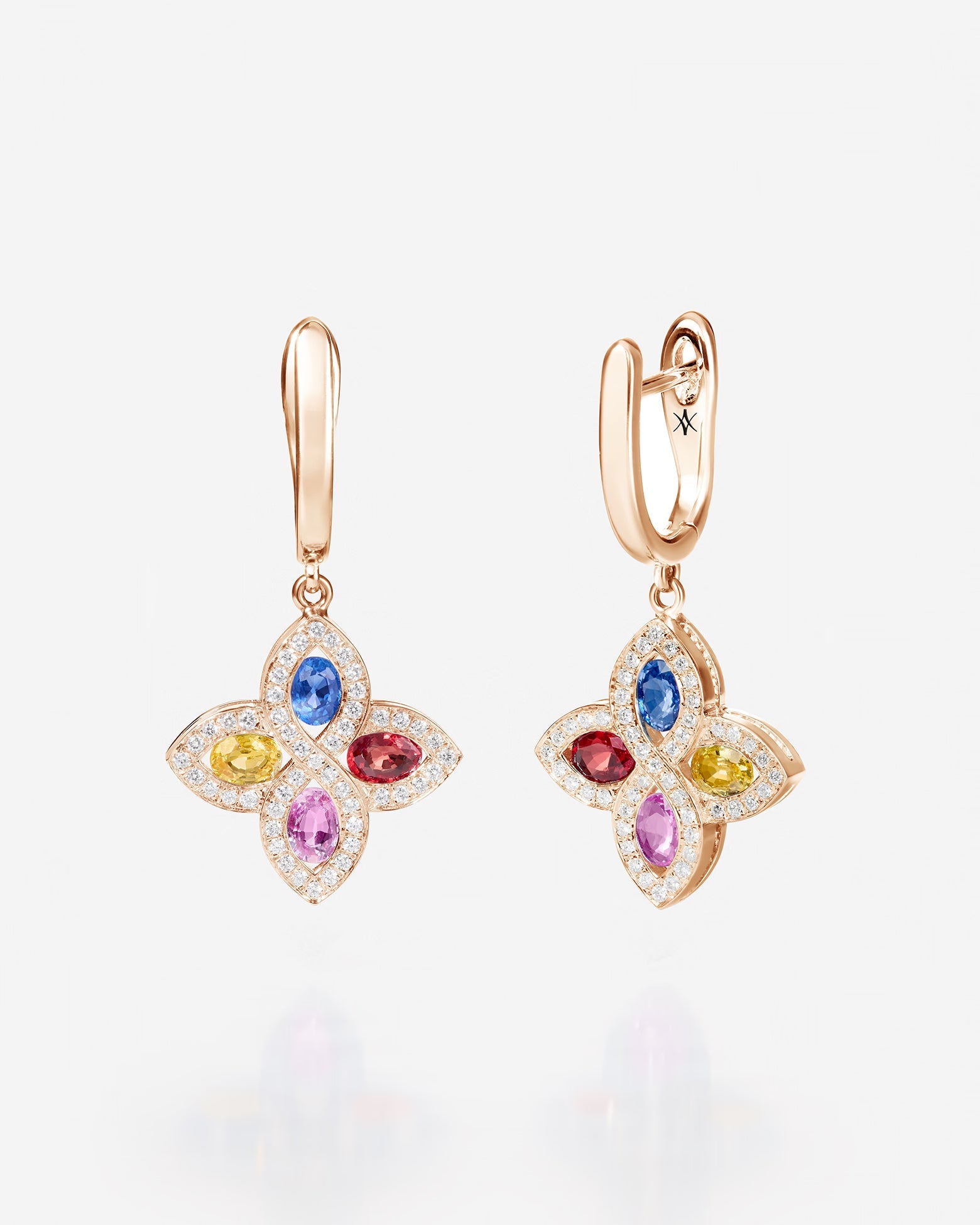 Saphirs Multicolors | Or rose 750 ‰