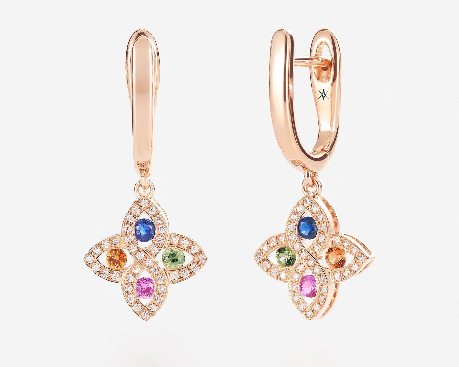 Saphirs Multicolors | Or rose 750 ‰