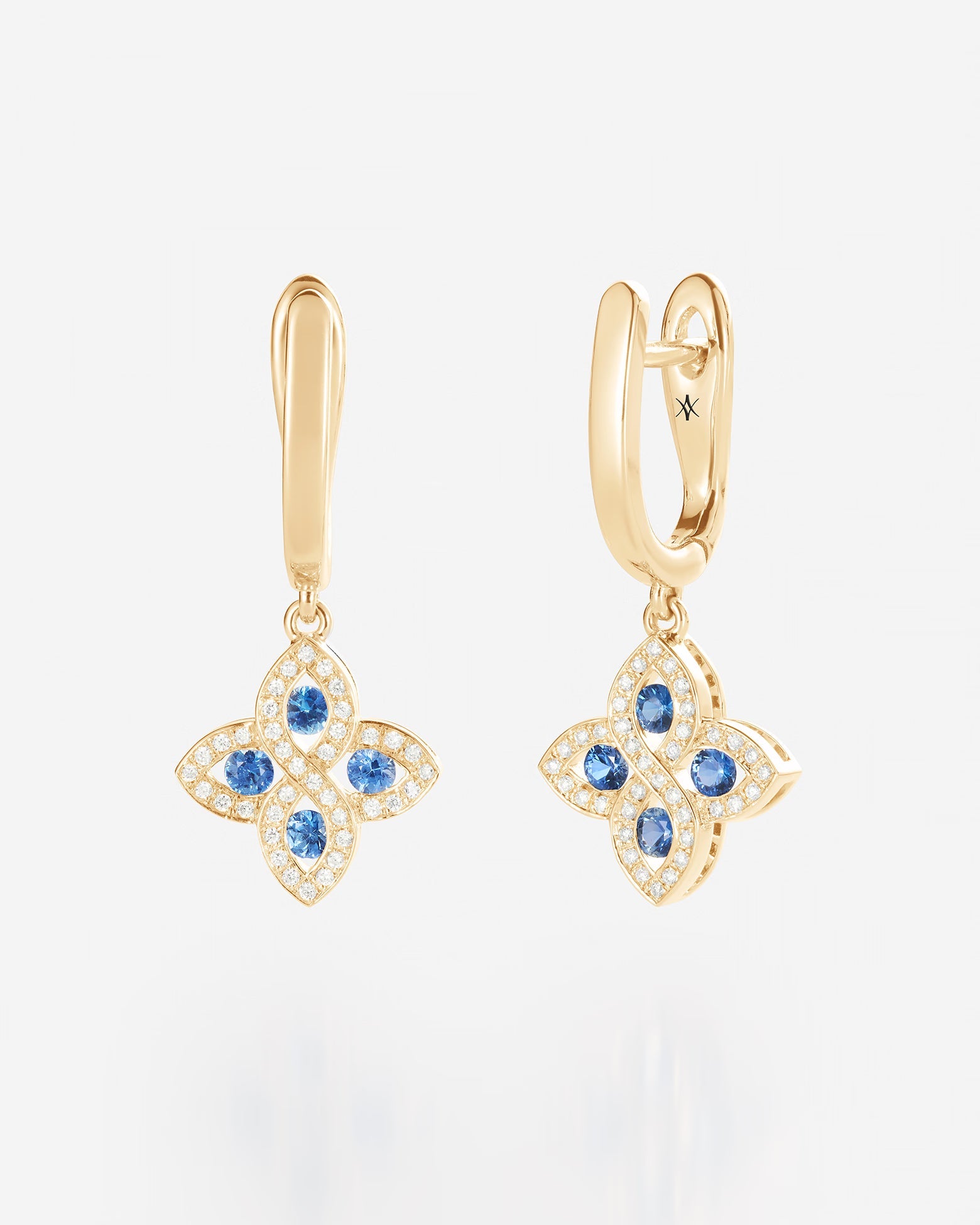 Saphir bleu | Or jaune 750 ‰