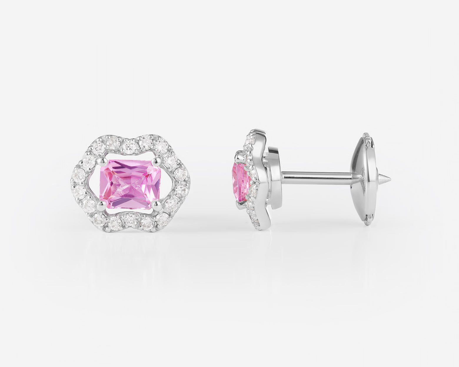 Saphir Rose | Or blanc 750 ‰