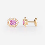 Saphir Rose | Or jaune 750 ‰