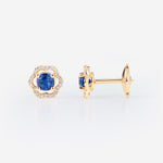 Saphir bleu | Or jaune 750 ‰