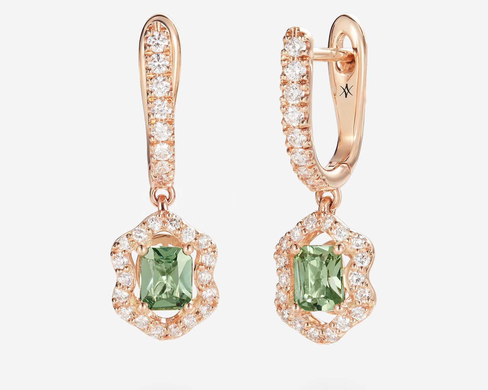 Saphir Vert | Or rose 750 ‰