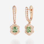 Saphir Vert | Or rose 750 ‰