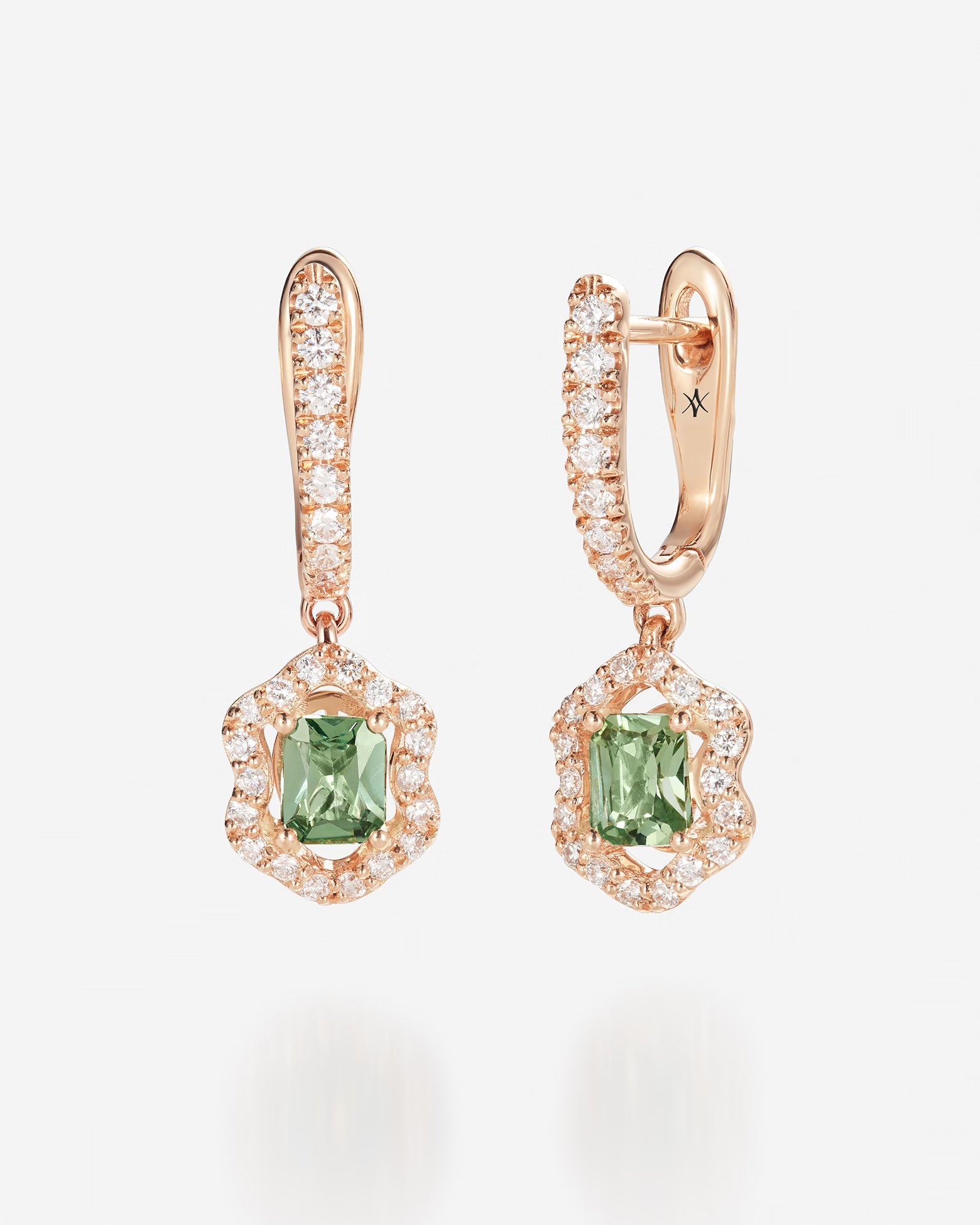 Saphir Vert | Or rose 750 ‰