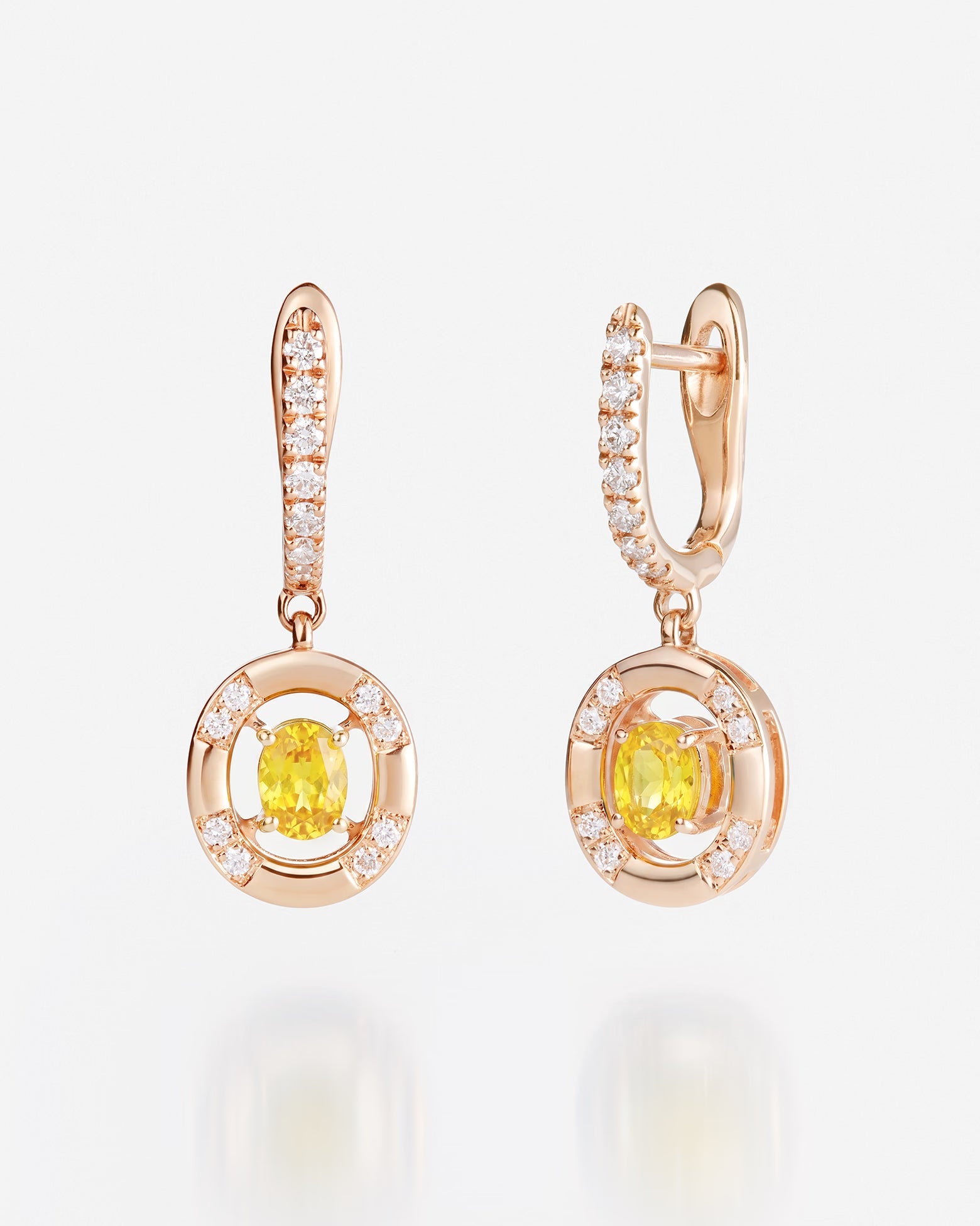 Saphir Jaune | Or rose 750 ‰
