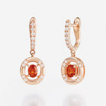 Saphir Orange | Or rose 750 ‰