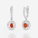 Saphir Orange | Or blanc 750 ‰