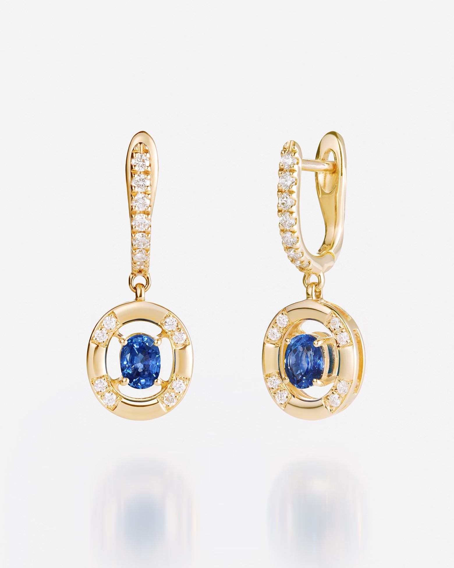 Saphir bleu | Or jaune 750 ‰