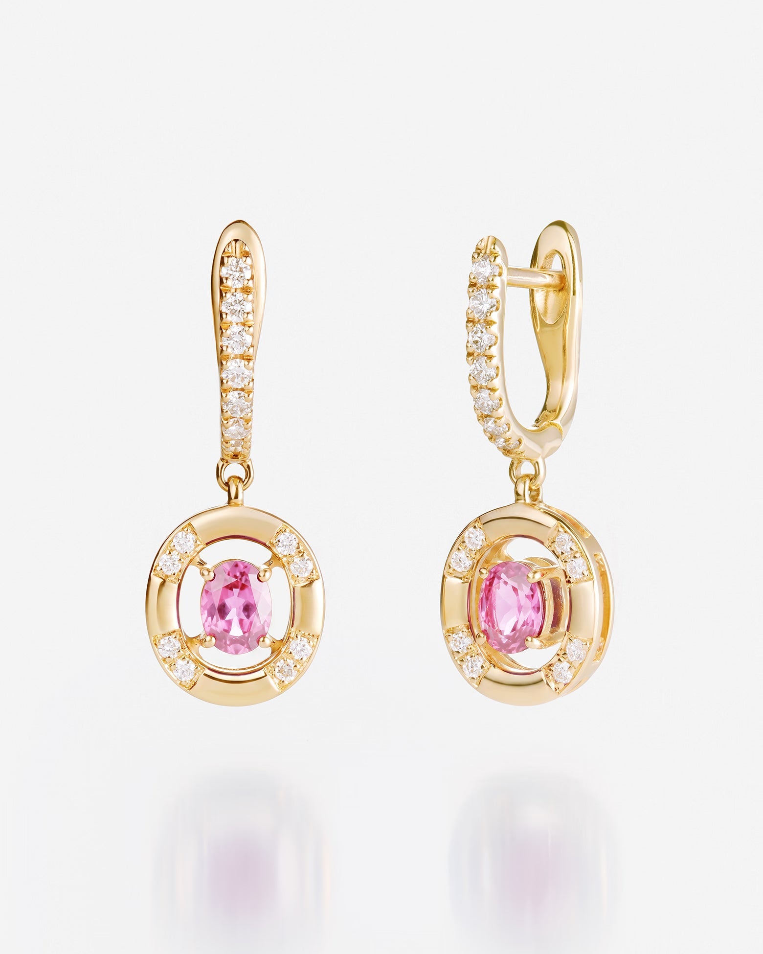 Saphir Rose | Or jaune 750 ‰