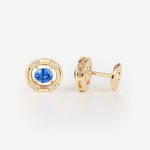 Saphir bleu | Or jaune 750 ‰