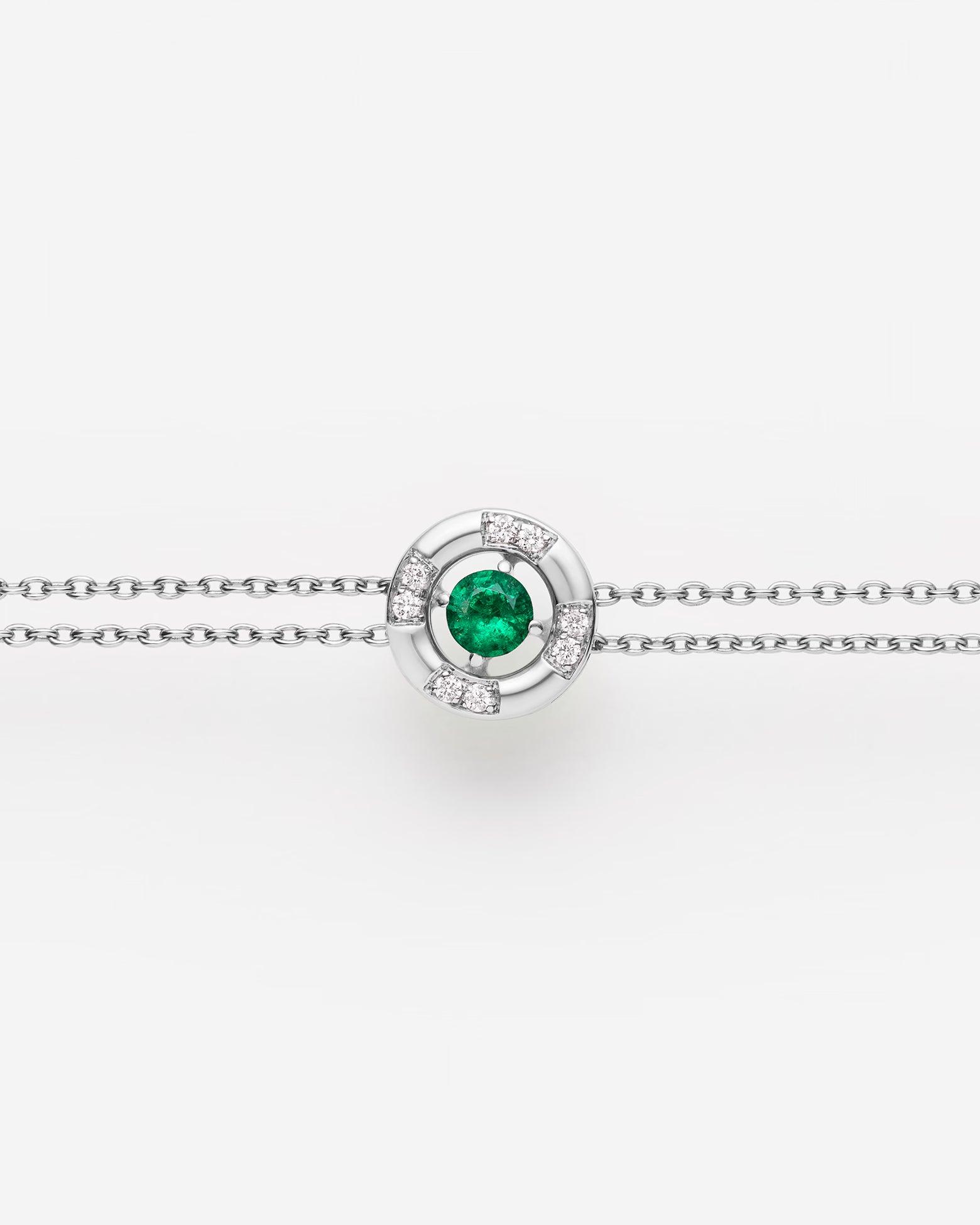 Emeraude | Or blanc 750 ‰