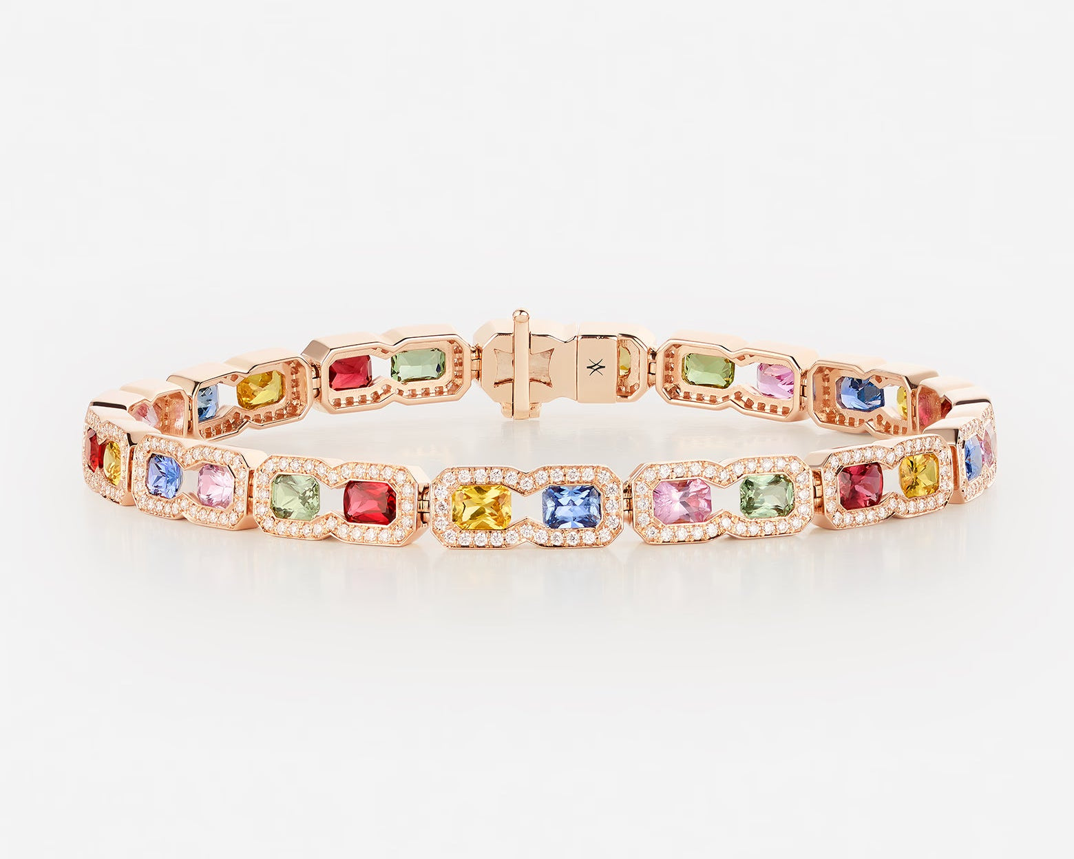 Saphirs Multicolors | Or rose 750 ‰