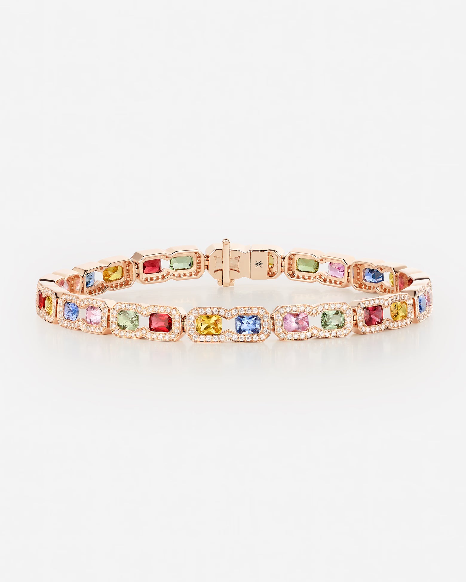 Saphirs Multicolors | Or rose 750 ‰