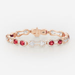 Rubis et Diamants | Or rose 750 ‰