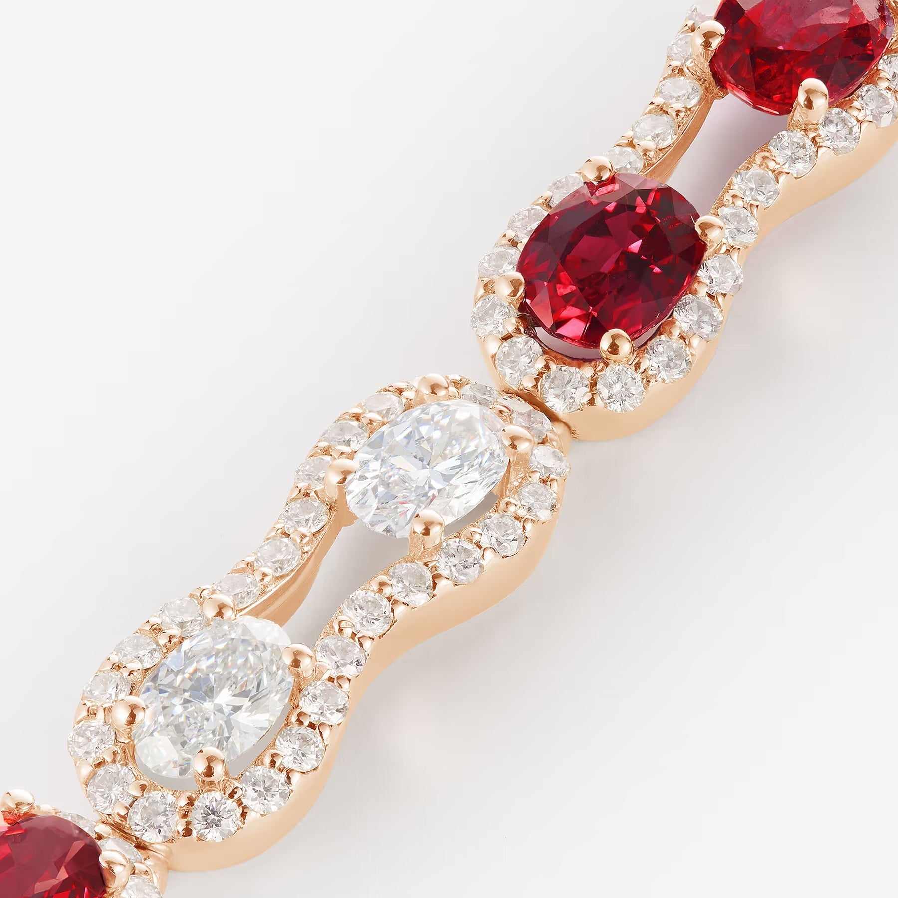 Rubis et Diamants | Or rose 750 ‰