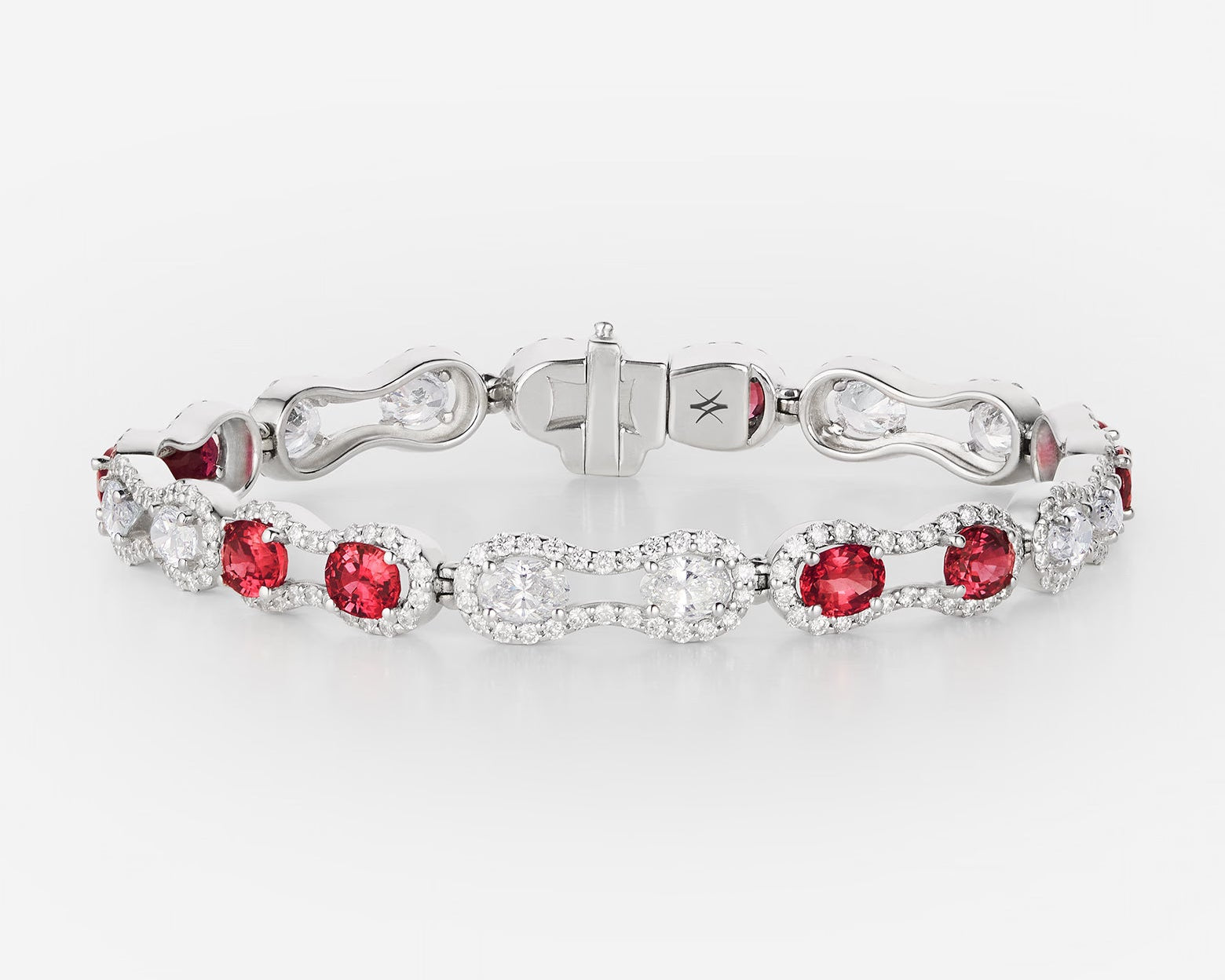Rubis et Diamants | Or blanc 750 ‰