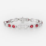 Rubis et Diamants | Or blanc 750 ‰