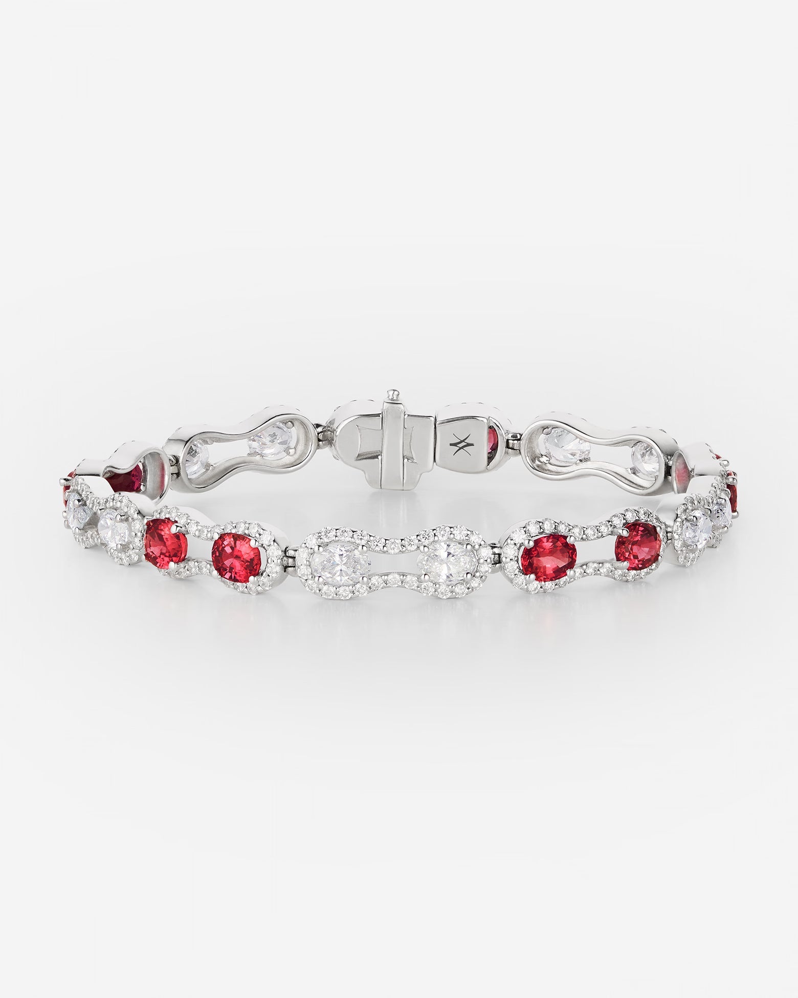 Rubis et Diamants | Or blanc 750 ‰