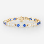 Saphirs et Diamants | Or jaune 750 ‰