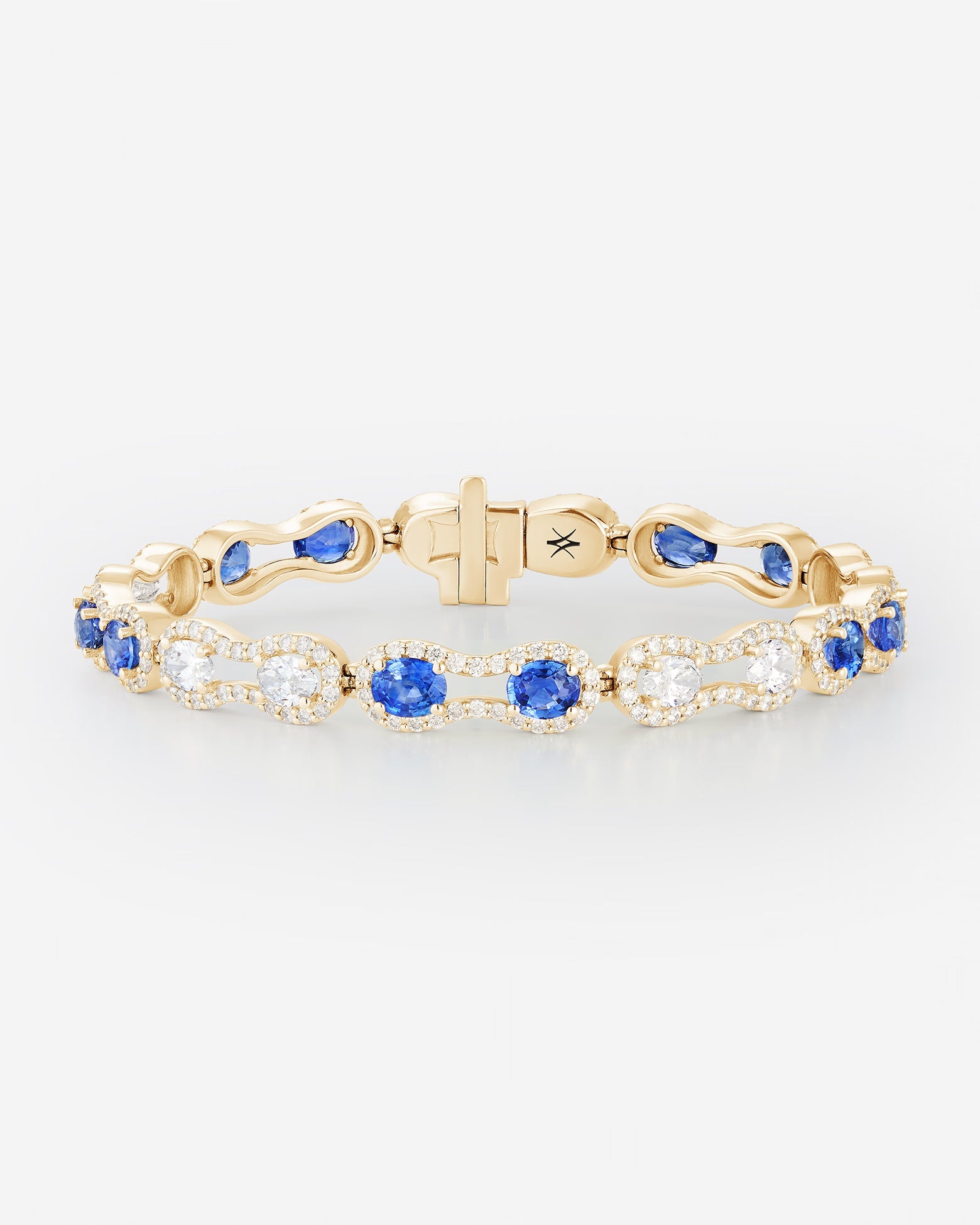 Saphirs et Diamants | Or jaune 750 ‰
