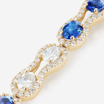 Saphirs et Diamants | Or jaune 750 ‰