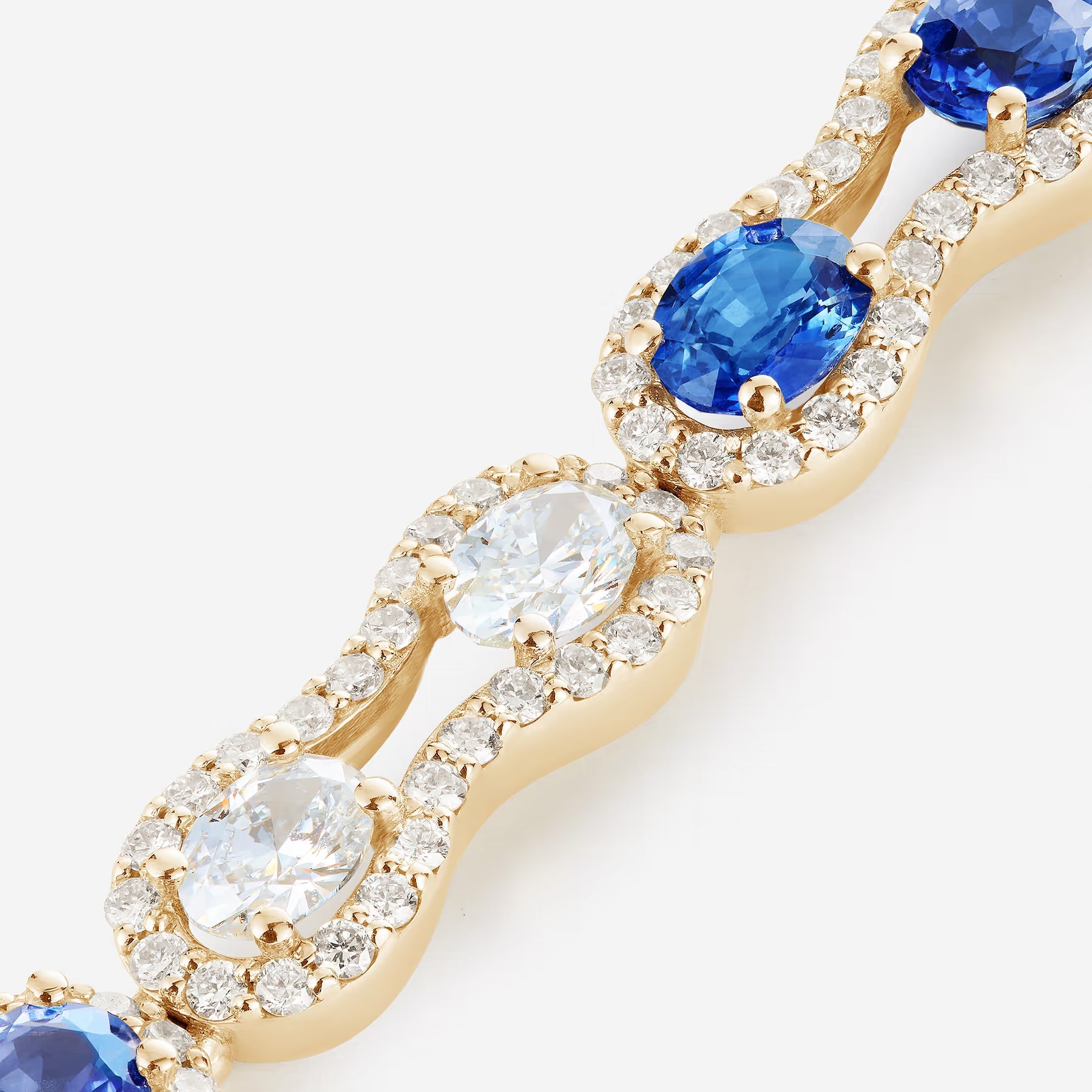 Saphirs et Diamants | Or jaune 750 ‰
