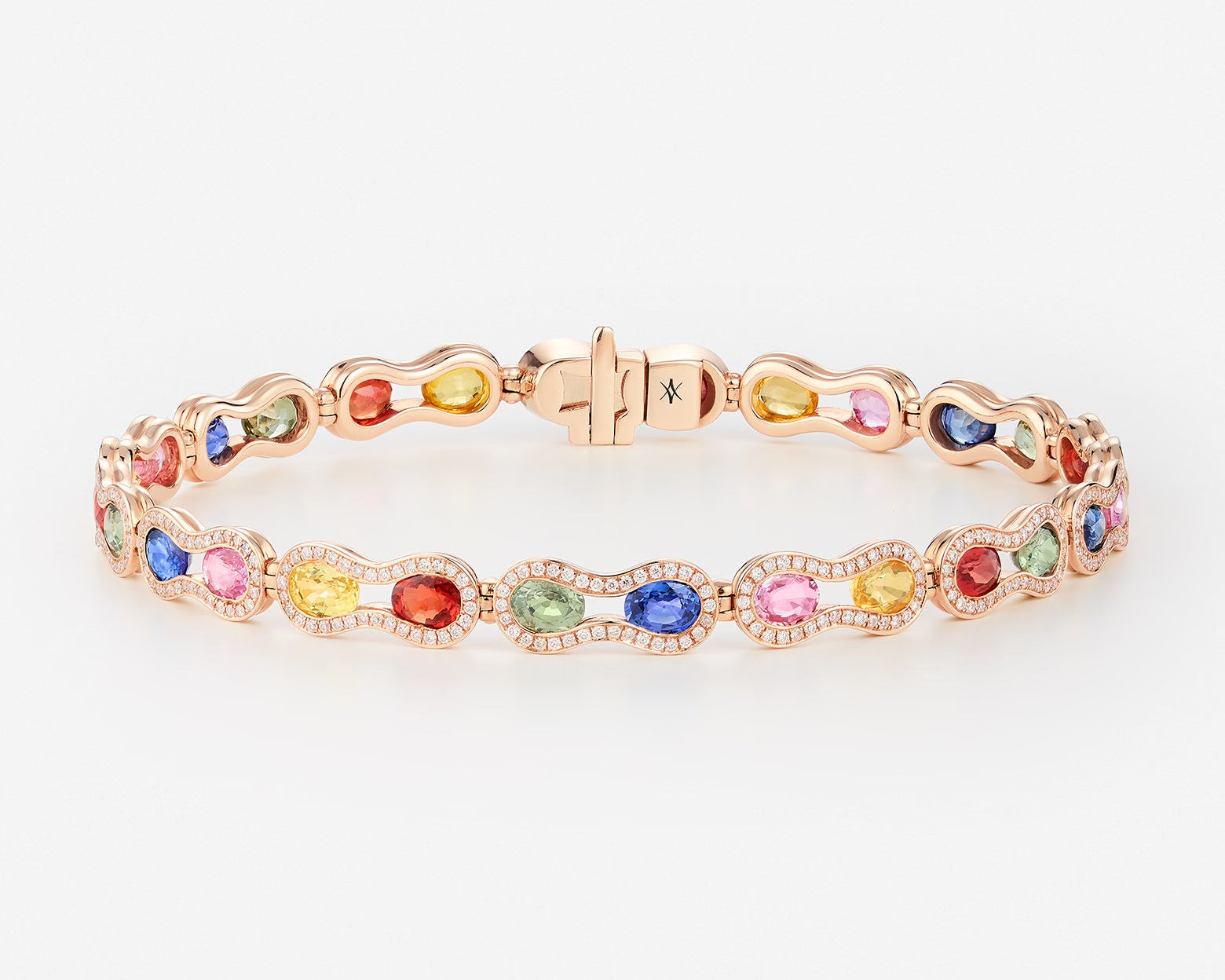 Saphirs Multicolors | Or rose 750 ‰