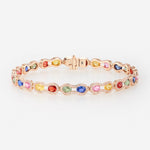Saphirs Multicolors | Or rose 750 ‰