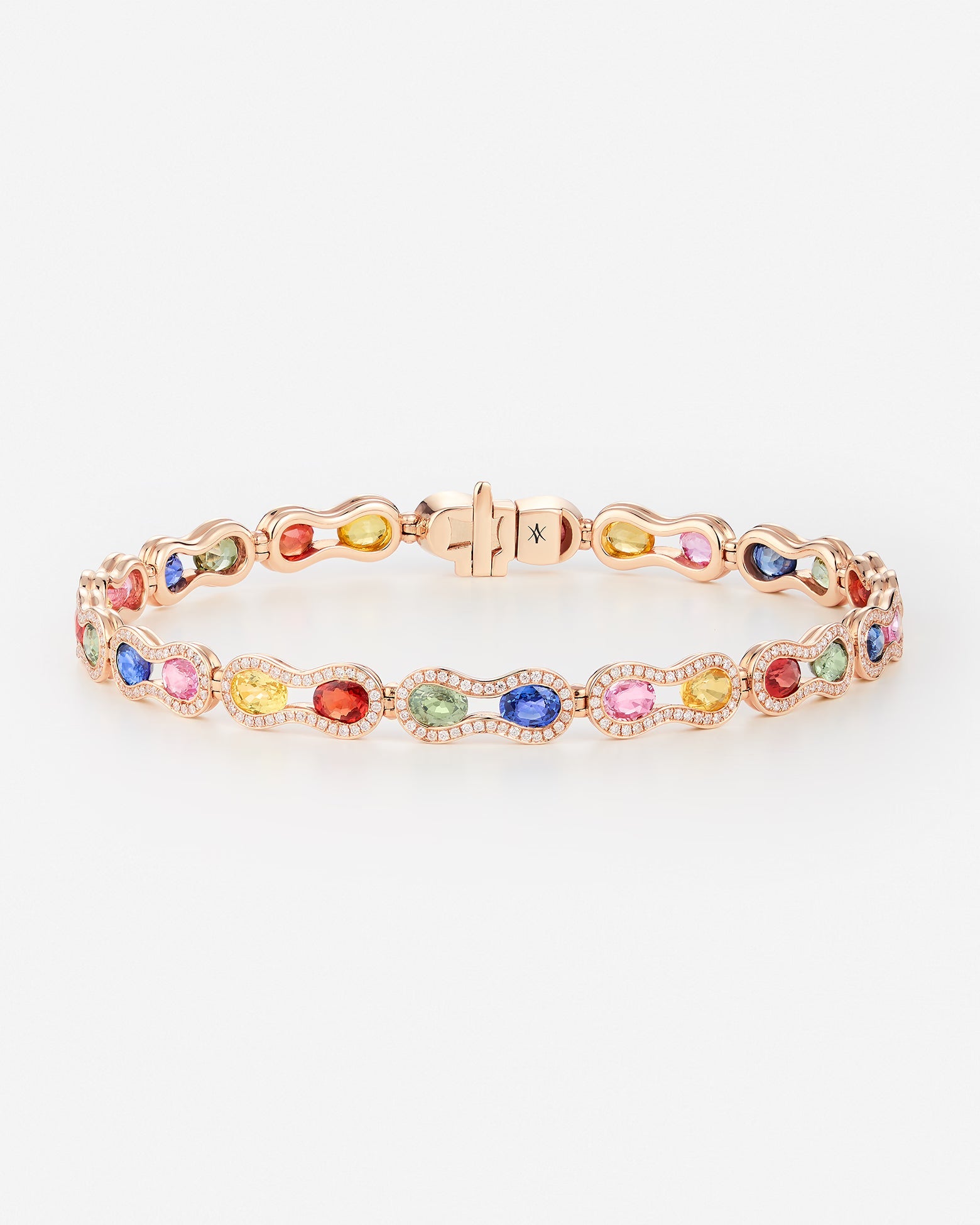 Saphirs Multicolors | Or rose 750 ‰