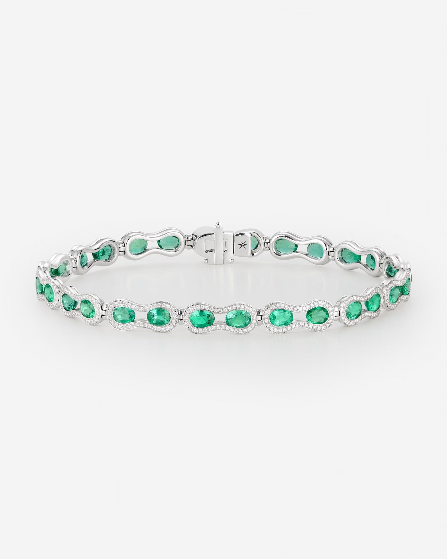 Emeraudes | Or blanc 750 ‰