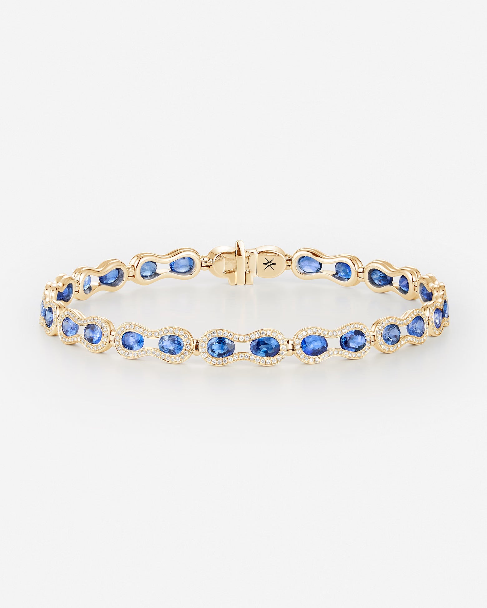 Saphir bleu | Or jaune 750 ‰