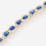 Saphir bleu | Or jaune 750 ‰