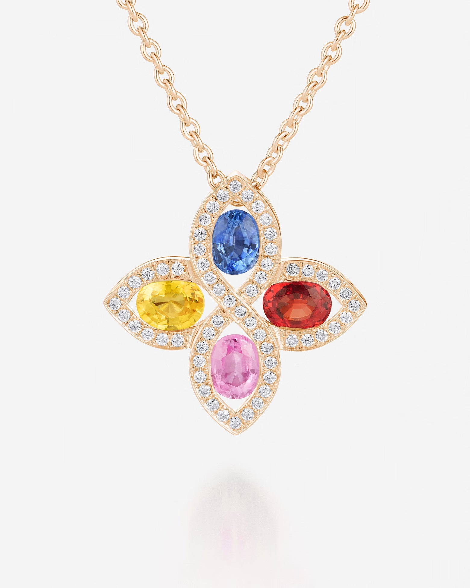 Saphirs Multicolors | Or rose 750 ‰