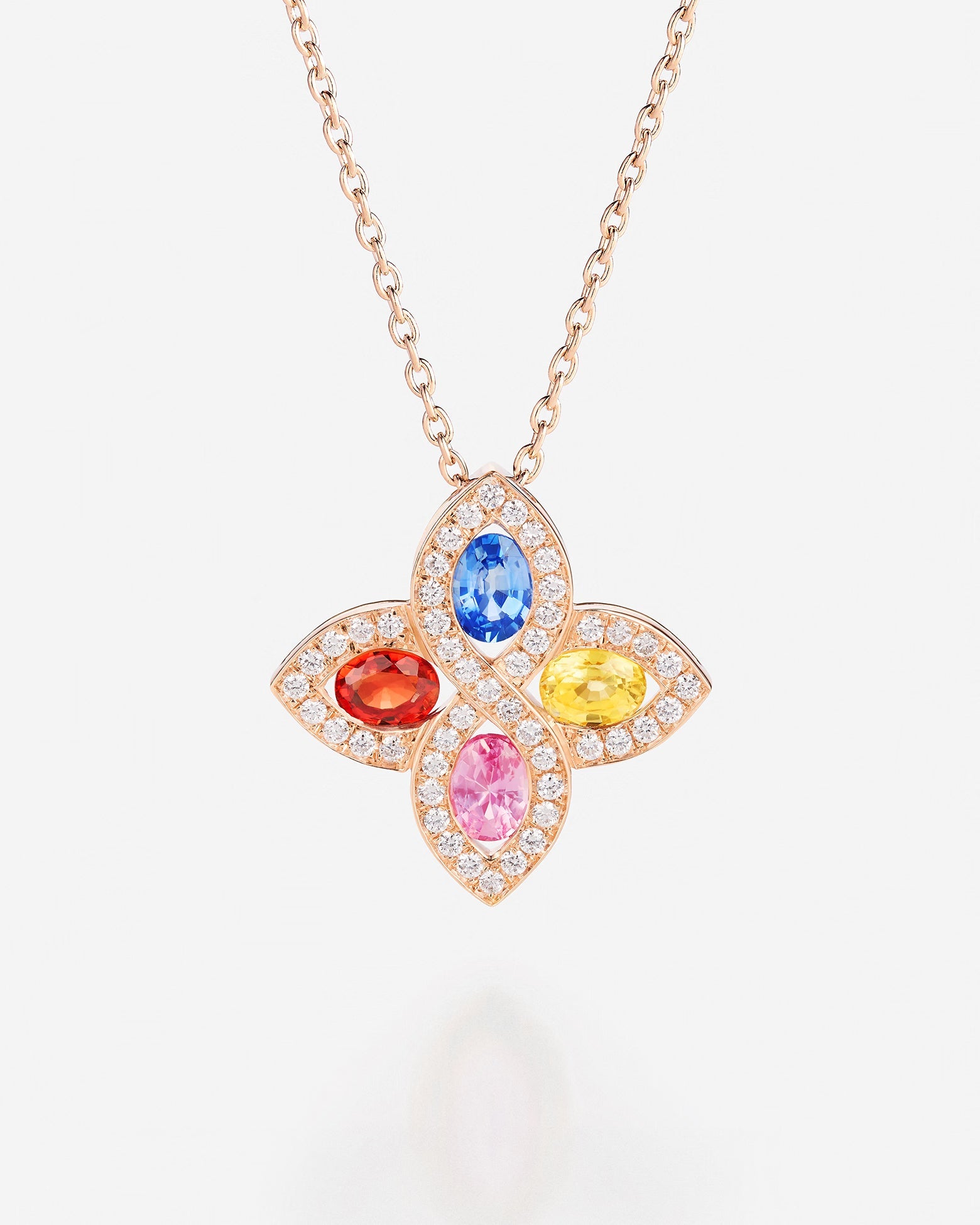 Saphirs Multicolors | Or rose 750 ‰
