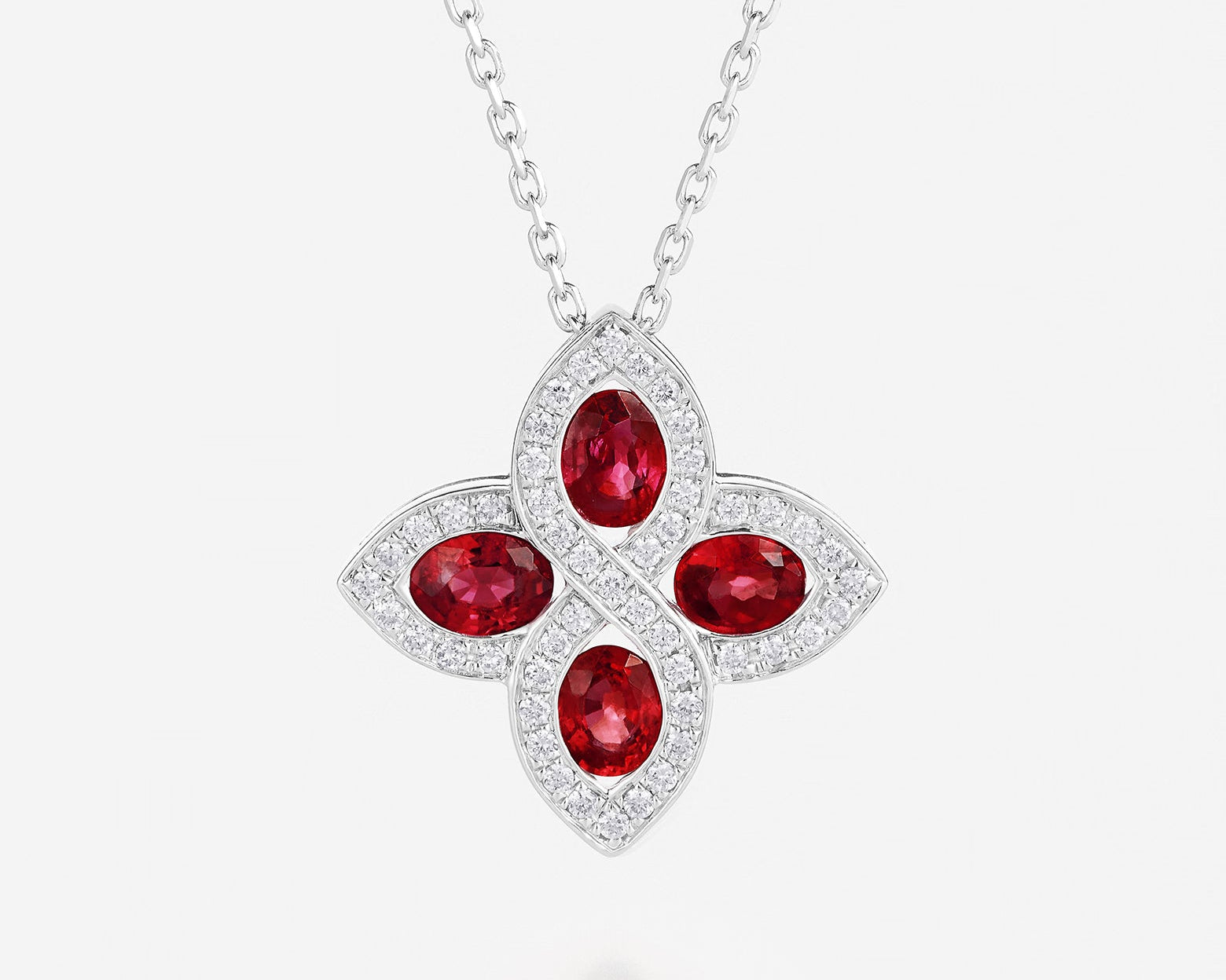 Rubis | Or blanc 750 ‰