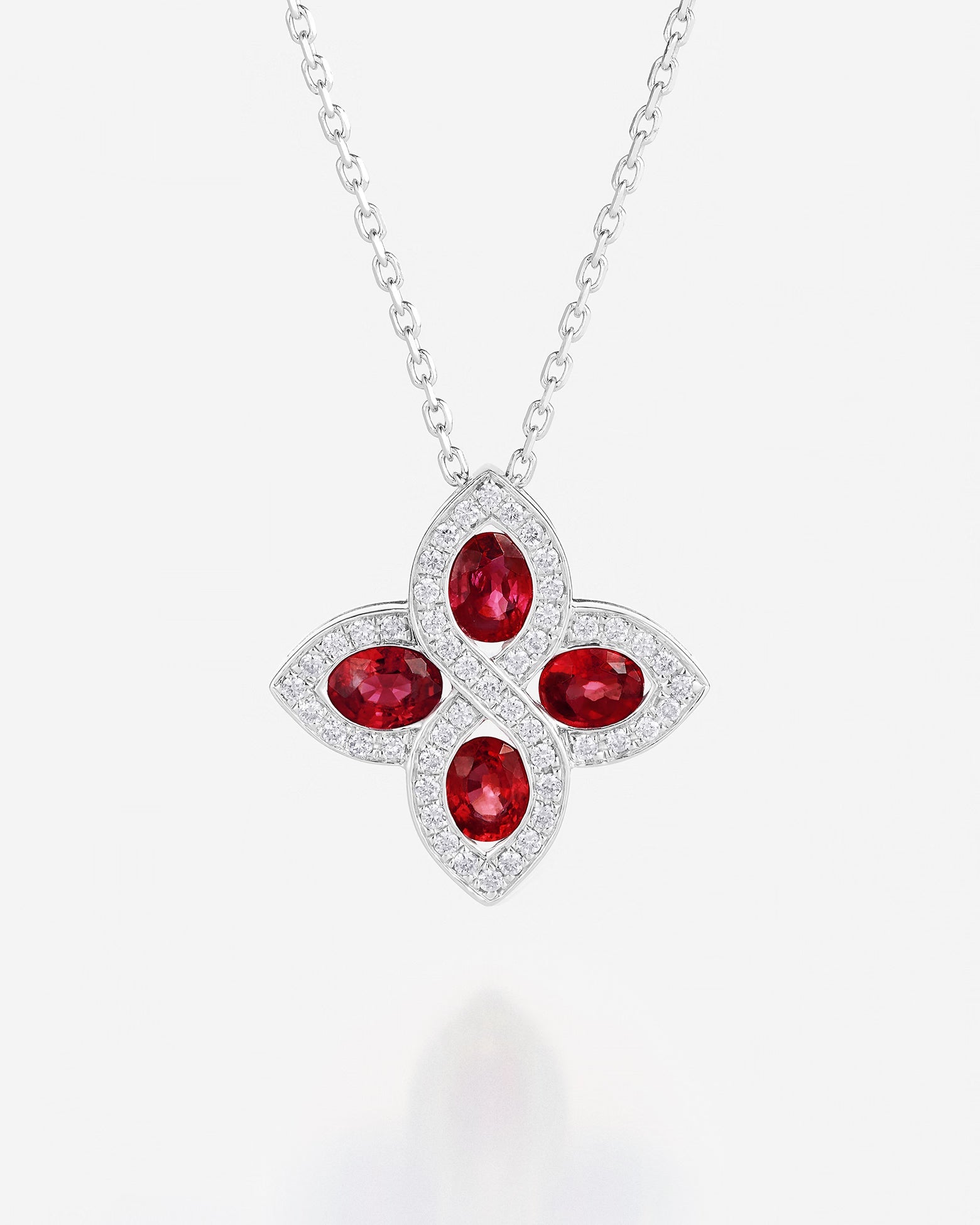 Rubis | Or blanc 750 ‰